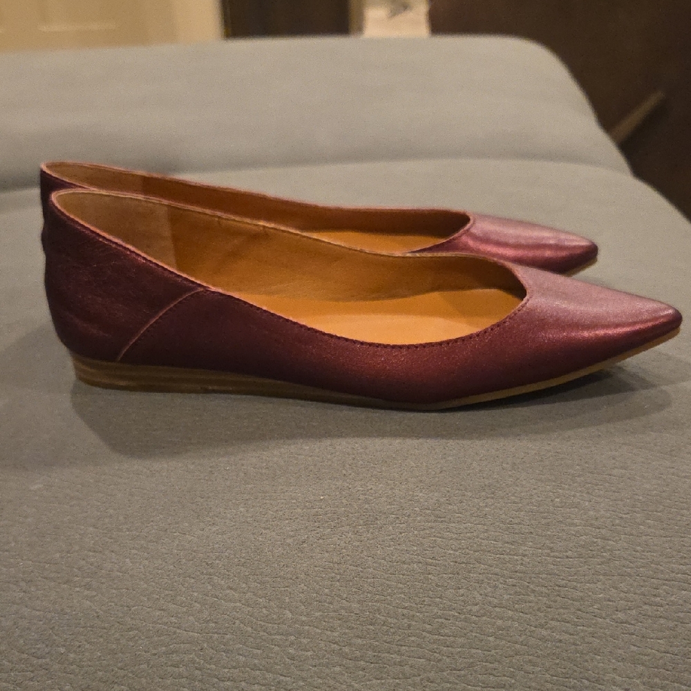 Lucky Brand Burgundy Women's Flats